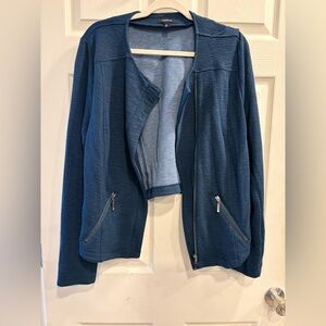Torrid Deep Blue Textured Jacket
